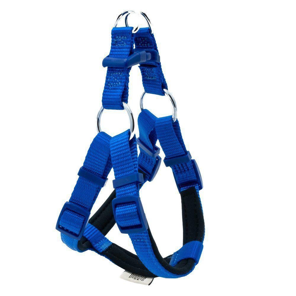 Doggie Konforlu Dokumadan El Yapımı Ronin Model Köpek Göğüs Tasması XS-1,5x35-45cm - Karma Renk