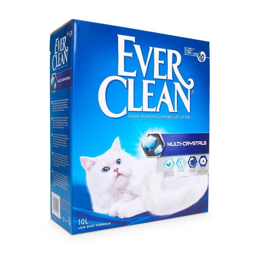 Ever Clean MULTI-CRYSTALS Yoğun idrar sorunu olan kediler için ideal. kedi kumu 10L