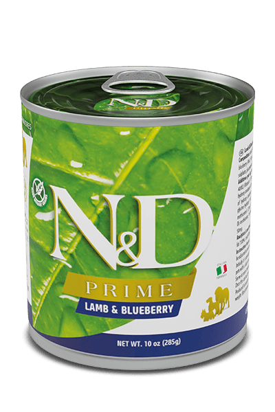 N&D PRIME Kuzu & Yaban mersini. Yetişkin köpekler için formüle edilmiş tam mamadır. 285gr