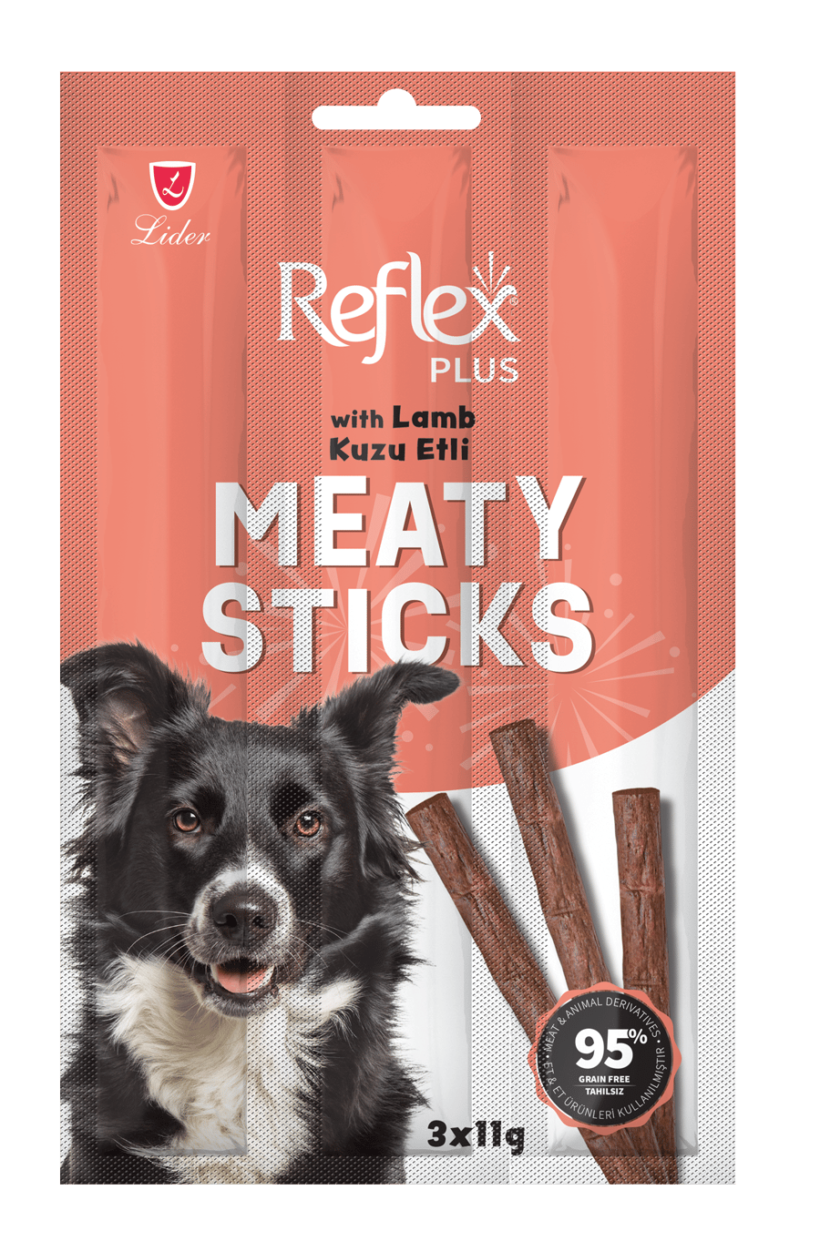 REFLEX Meaty Sticks / Kuzu Etli Çubuk ödül 3X11gr