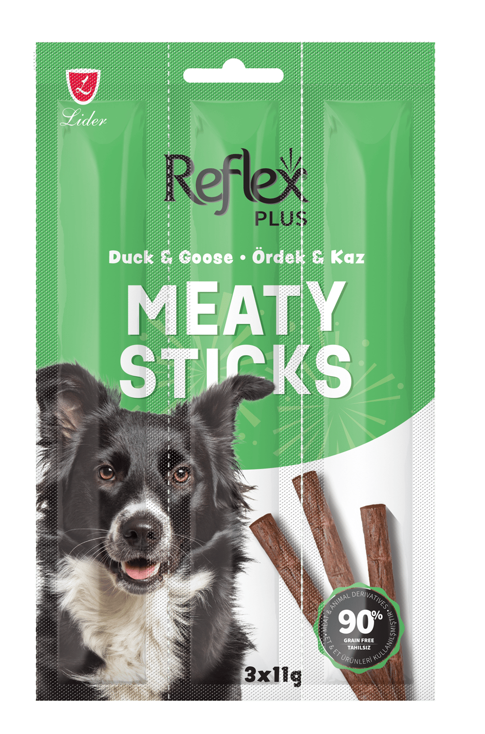 REFLEX Meaty Sticks / Ördek ve Kaz Etli Çubuk ödül 3x11gr