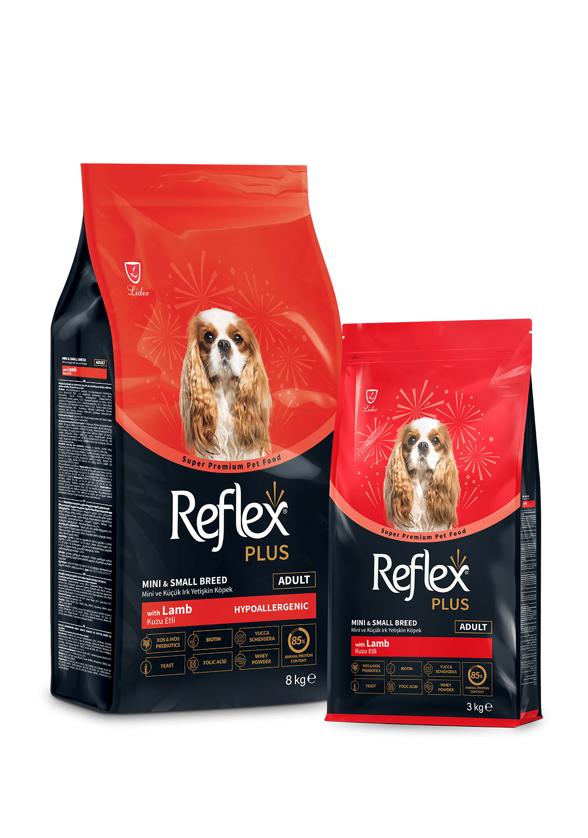 Reflex Plus Kuzu Etli Mini Ve Küçük Irk Yetişkin Köpek Maması 3kg