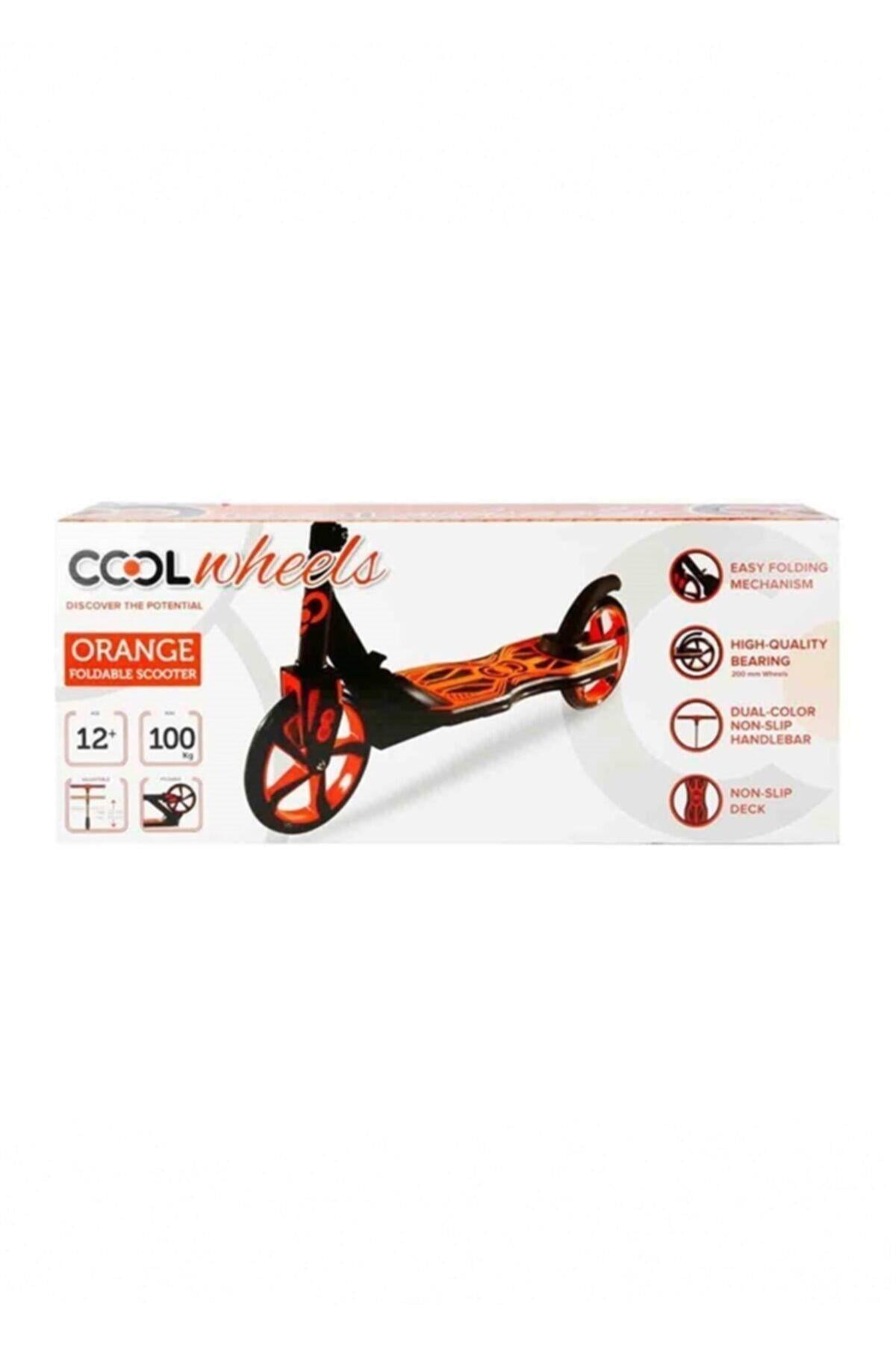 12 Yaş Ve Üzeri Katlanabilir Turuncu Scooter FR58505