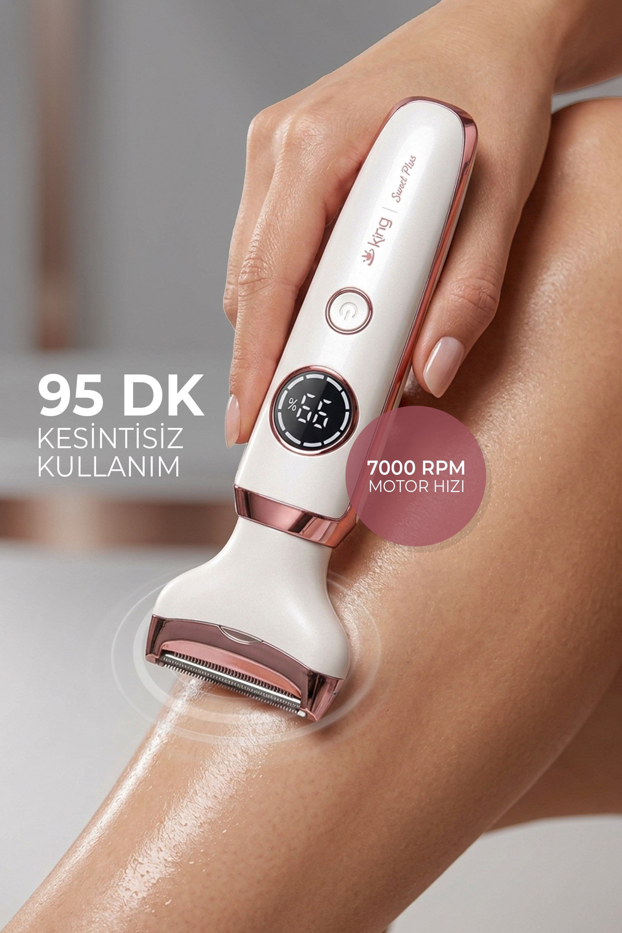 4 Başlıklı Kablosuz Epilatör/Epilasyon Aleti, Swelt Plus Epilasyon Seti K4101