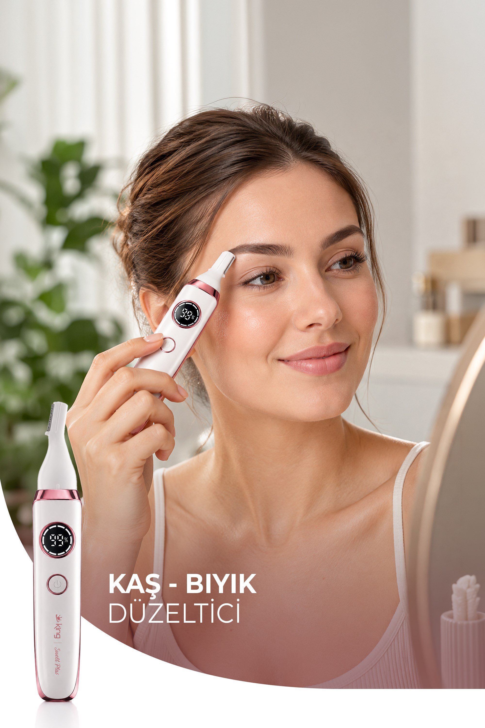 4 Başlıklı Kablosuz Epilatör/Epilasyon Aleti, Swelt Plus Epilasyon Seti K4101