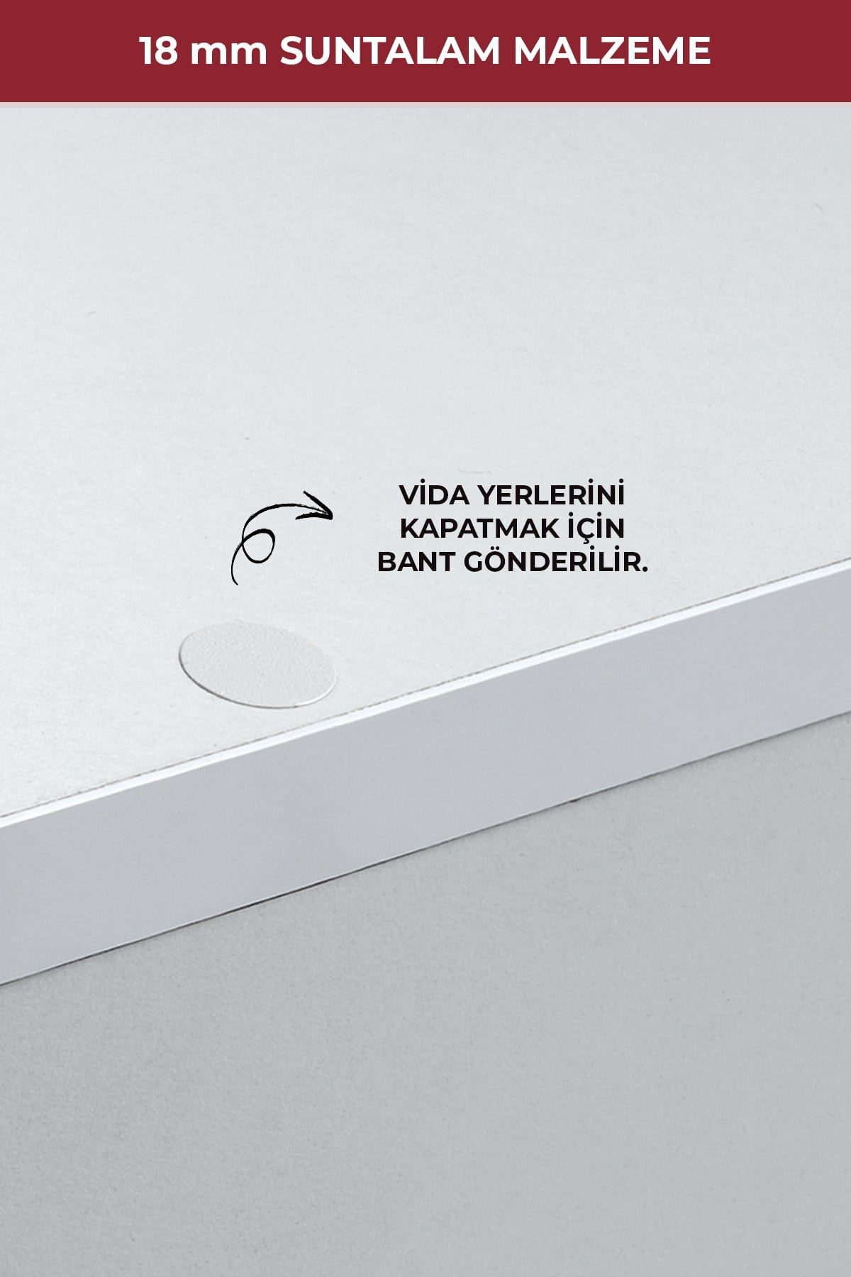 Ahşap 3 Kapaklı 4 Raflı Çok Amaçlı Dolap