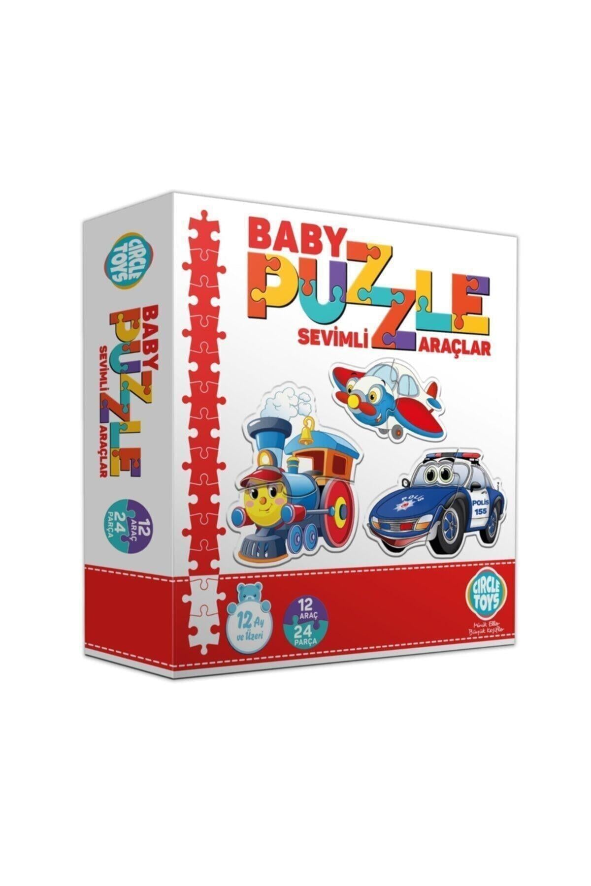 Baby Puzzle Sevimli Araçlar, İlk Puzzle, İlk Yaboz, Bebek Puzzle