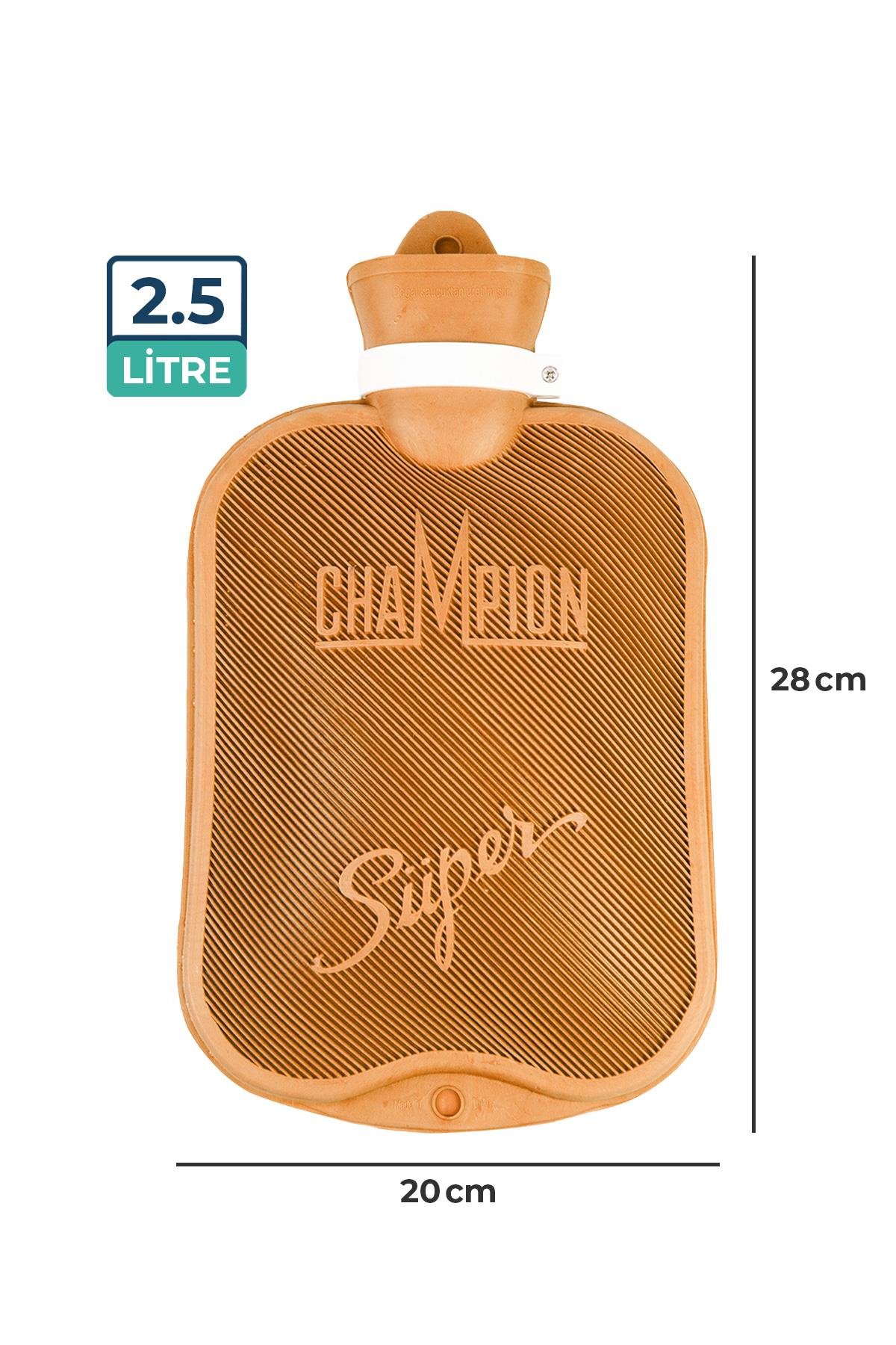 Champion Adalılar Kauçuk Sıcak Su Torbası Turuncu 2,5 l