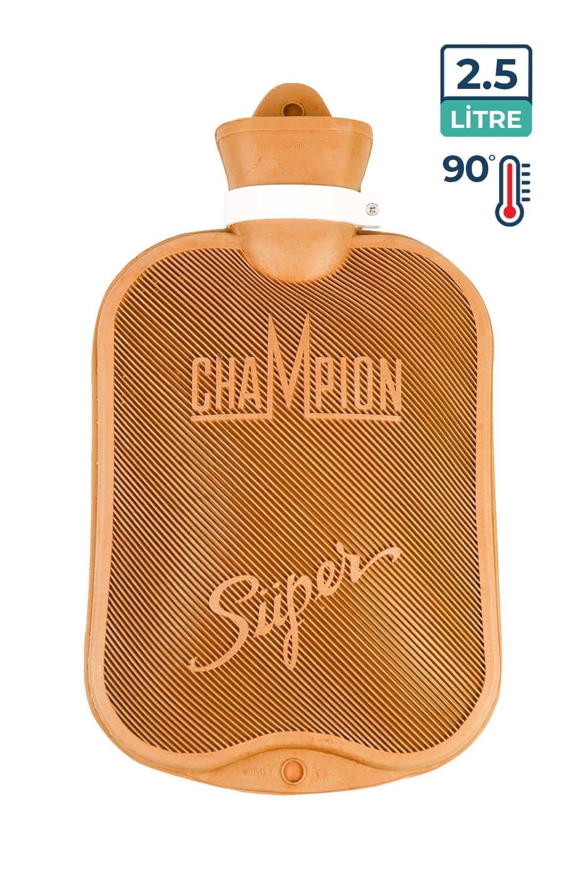Champion Adalılar Kauçuk Sıcak Su Torbası Turuncu 2,5 l