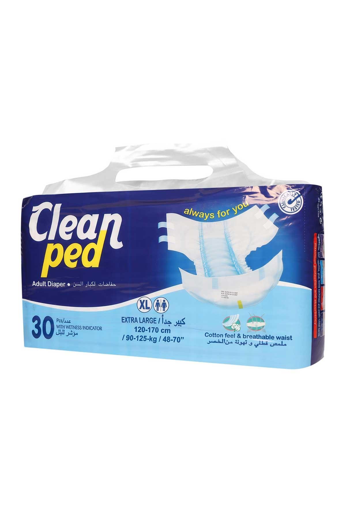 Cleanped Yetişkin Hasta Bezi Xl 30 Adet