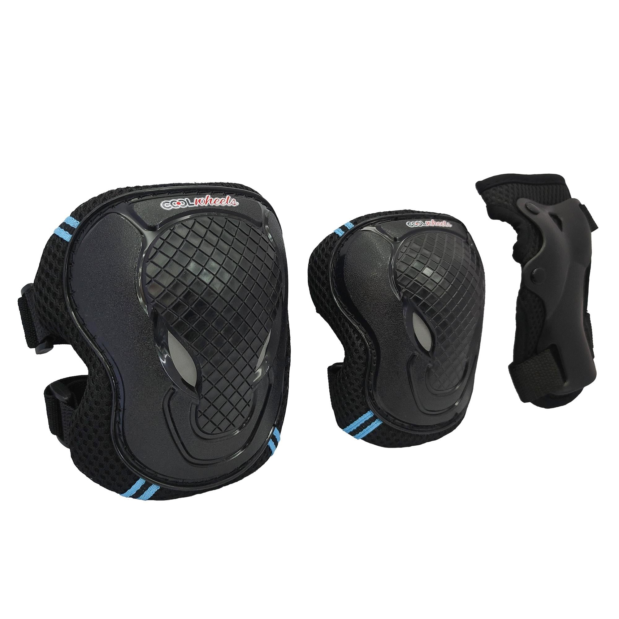 Cool Wheels Çocuk Scooter & Paten Koruma Seti – Kaliteli Dizlik ve Dirseklik Seti (M) Mavi FR37715