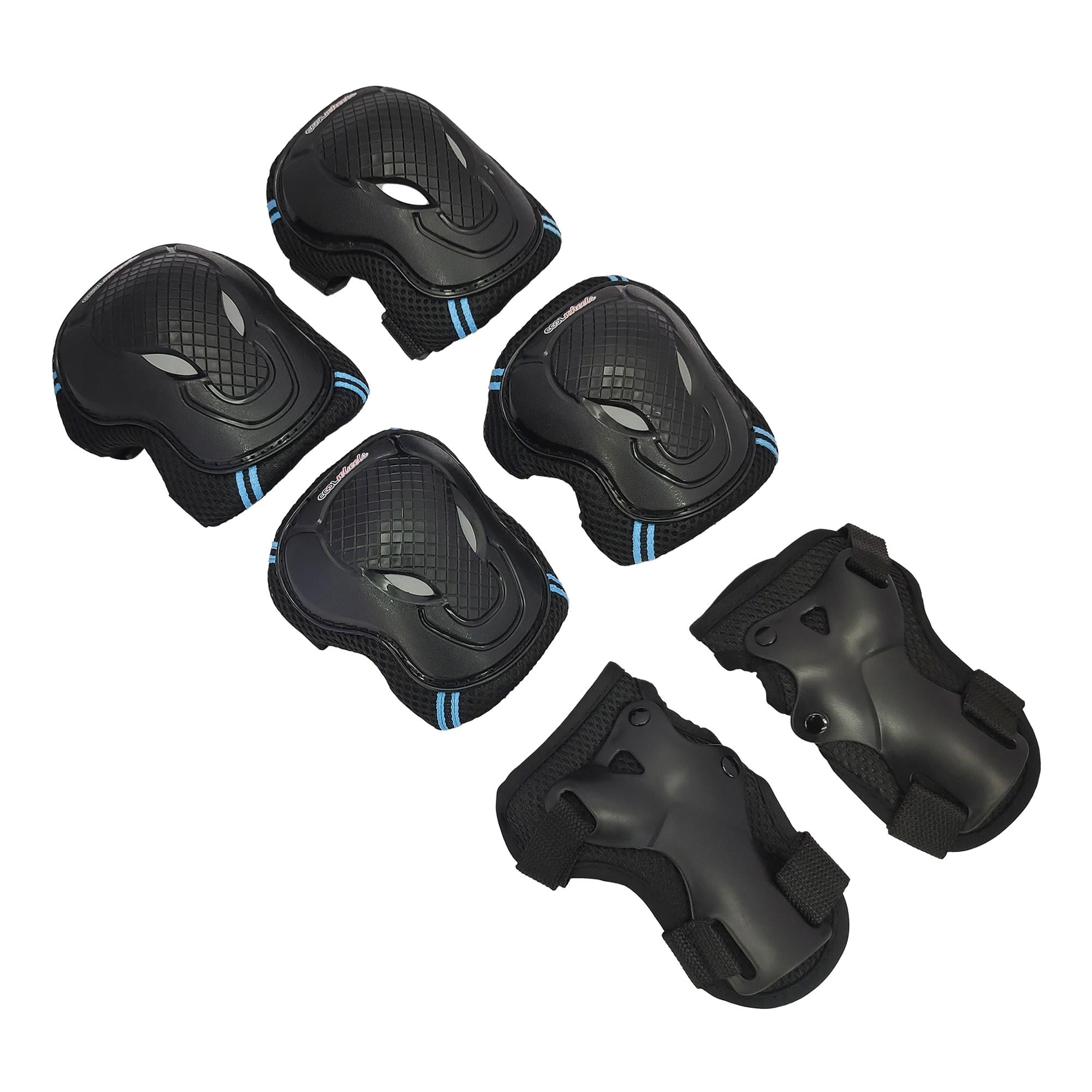 Cool Wheels Çocuk Scooter & Paten Koruma Seti – Kaliteli Dizlik ve Dirseklik Seti (M) Mavi FR37715