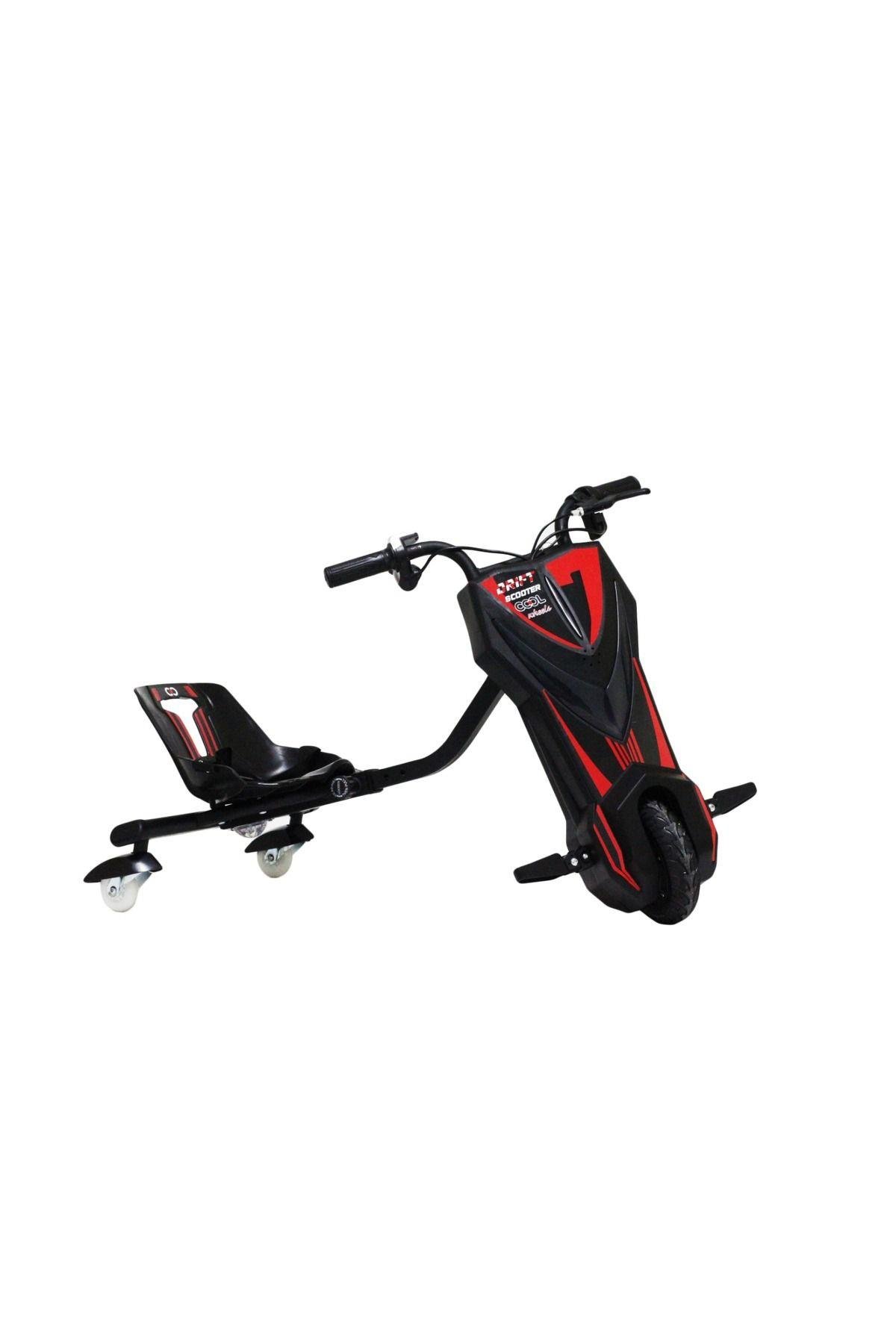 Cool Wheels Işıklı Drift Scooter, Elektrikli, Müzikli, 8+ Üstü Kırmızı FR59946