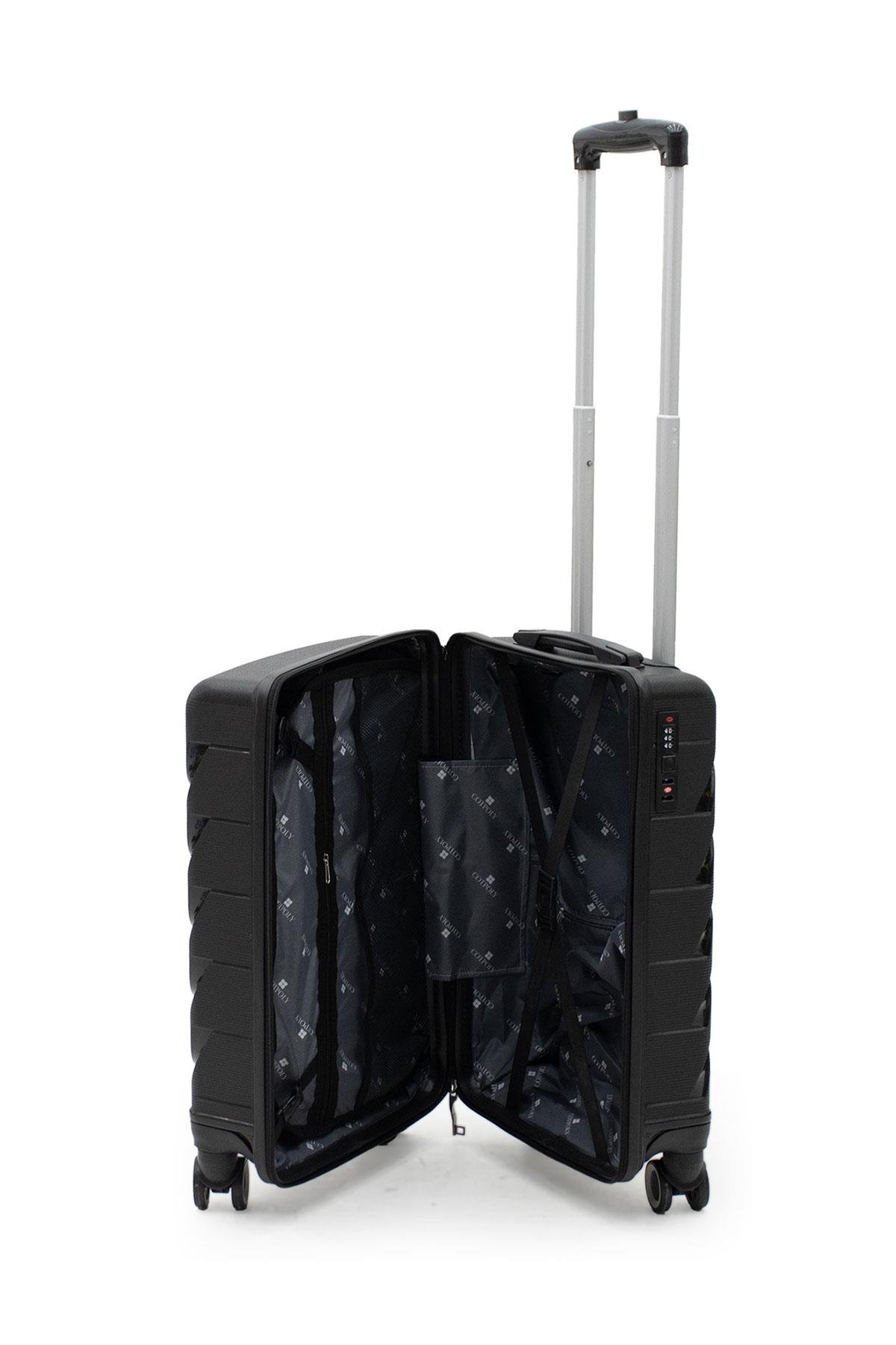 Copella (PP)Polipropilen&Kırılmaz Kabin Boy Valiz 55 CM