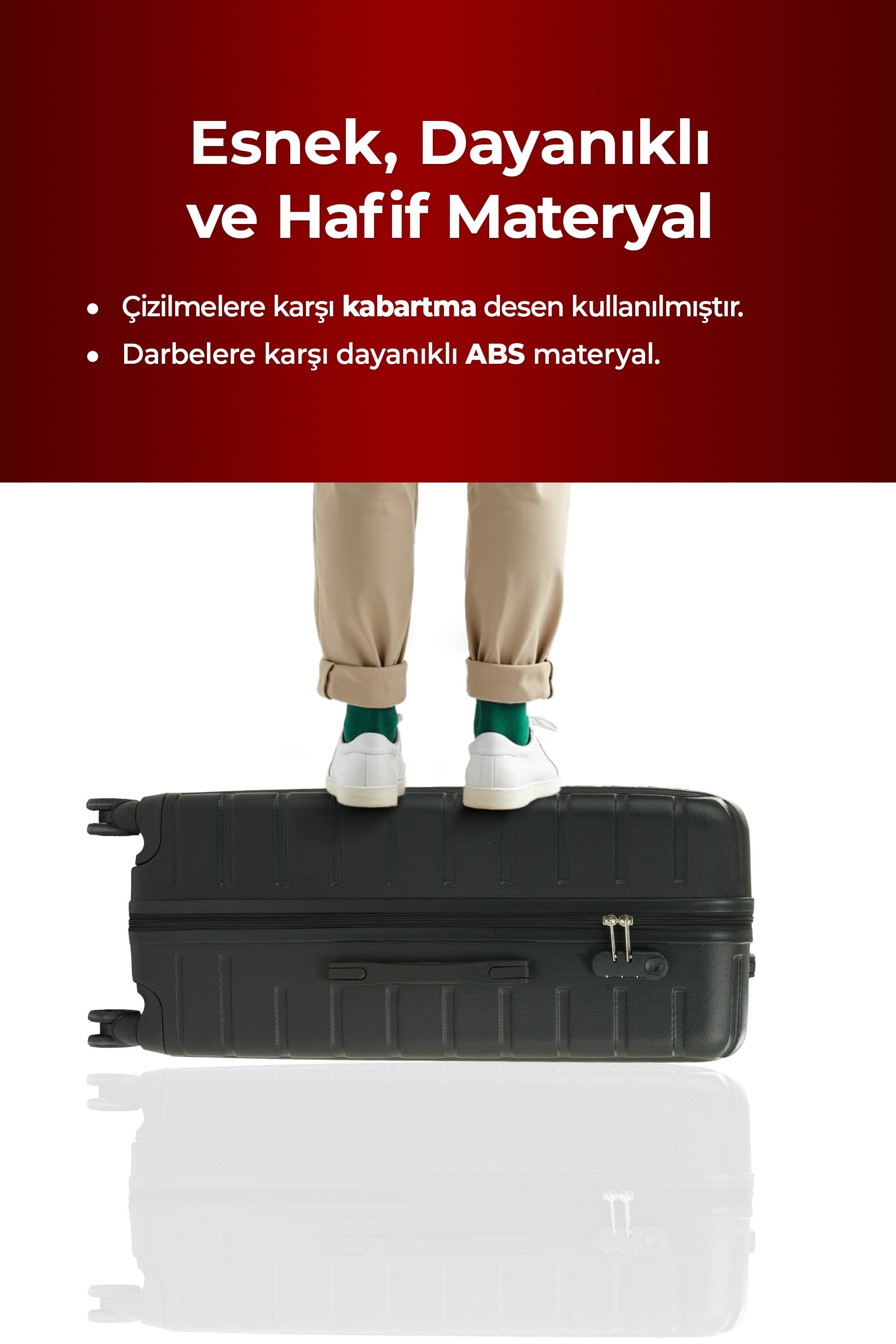 Diamond  ABS Büyük Boy Valiz 
