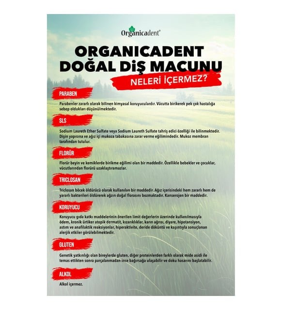 Doğal 3'lü Koruma Diş Macunu