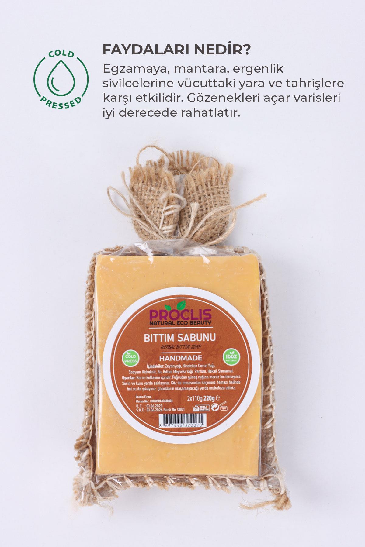 Doğal El Yapımı Bıttımlı Sabun Çiftli