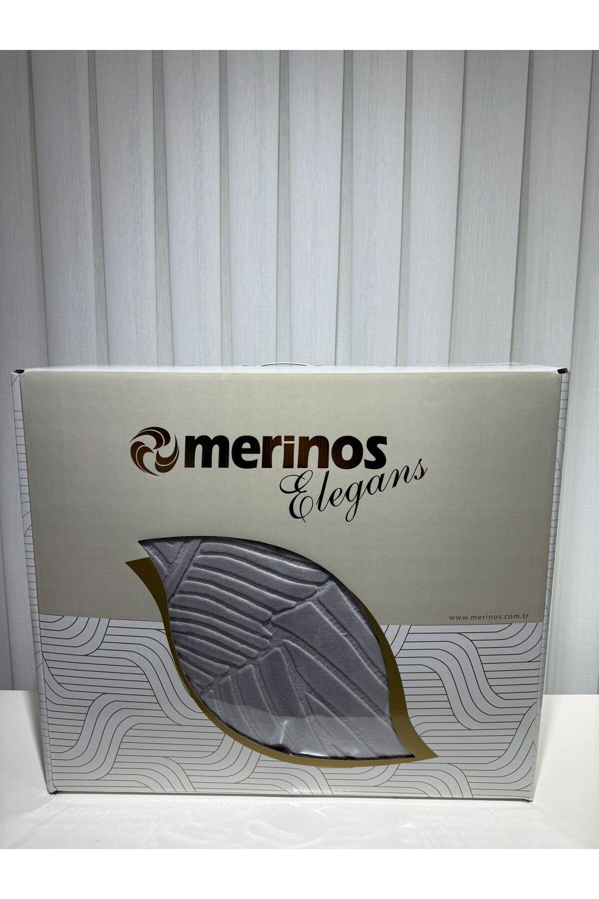ELEGANS EMBOS GRİ ÇİFT KİŞİLİK BATTANİYE