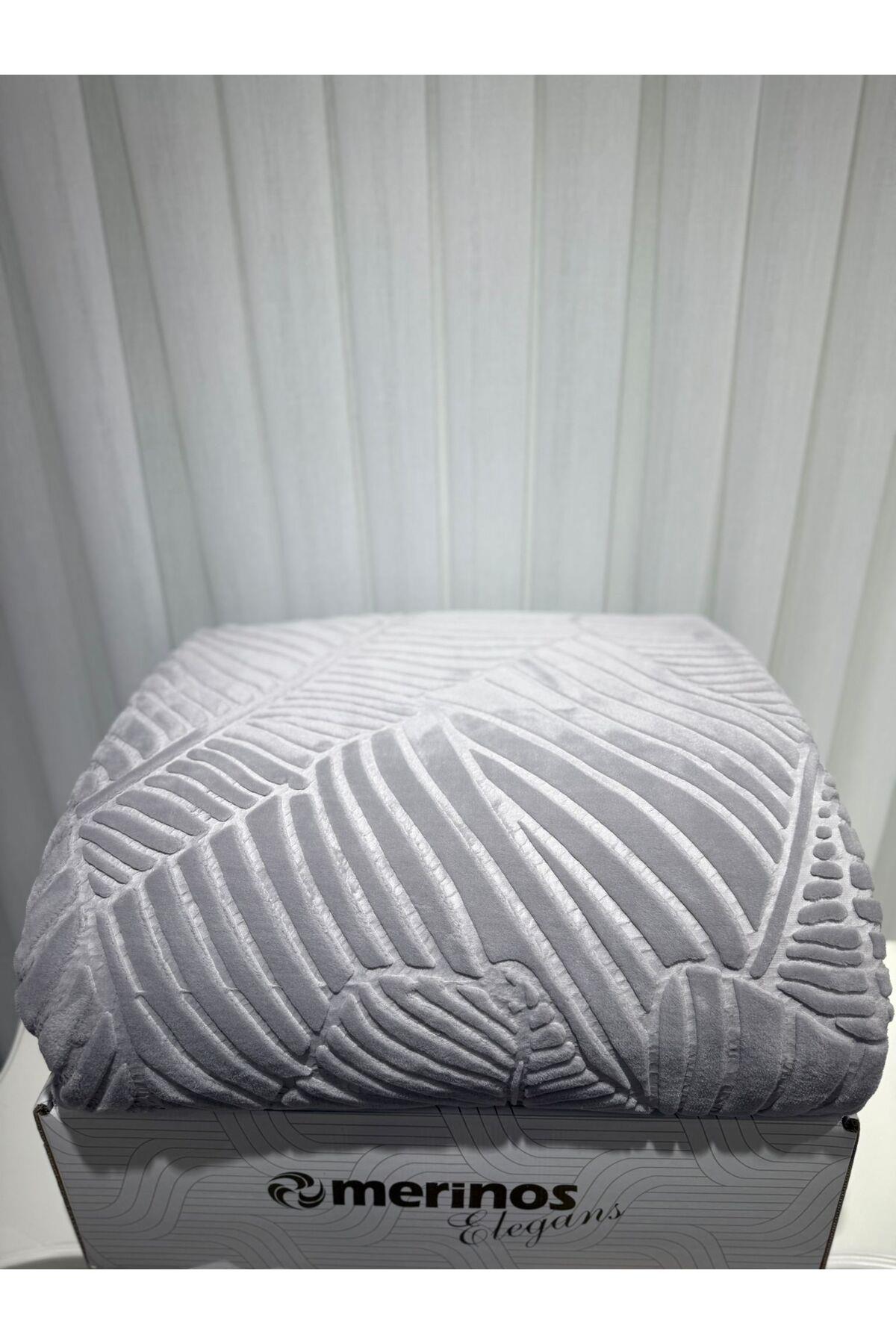 ELEGANS EMBOS GRİ ÇİFT KİŞİLİK BATTANİYE