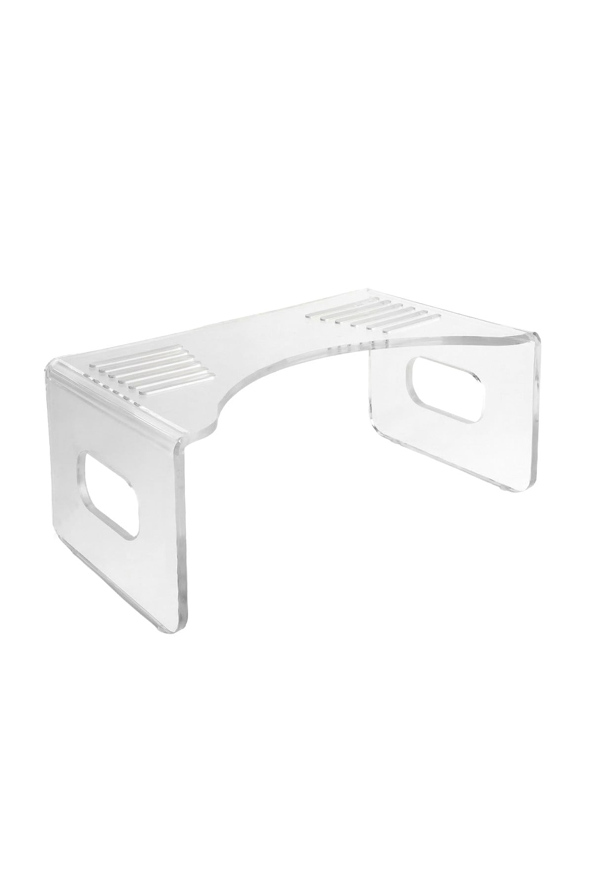Ergonomik Pleksi Klozet Taburesi, Ayak Tükseltici 6074
