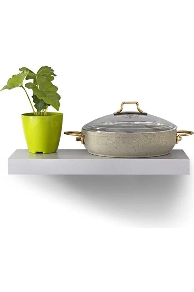 GRNT3701 MARBELLA PLUS 6 PARÇA  GÜVEÇ MODEL NARDO GRİ & GOLD KULP 18-22 TENCERE