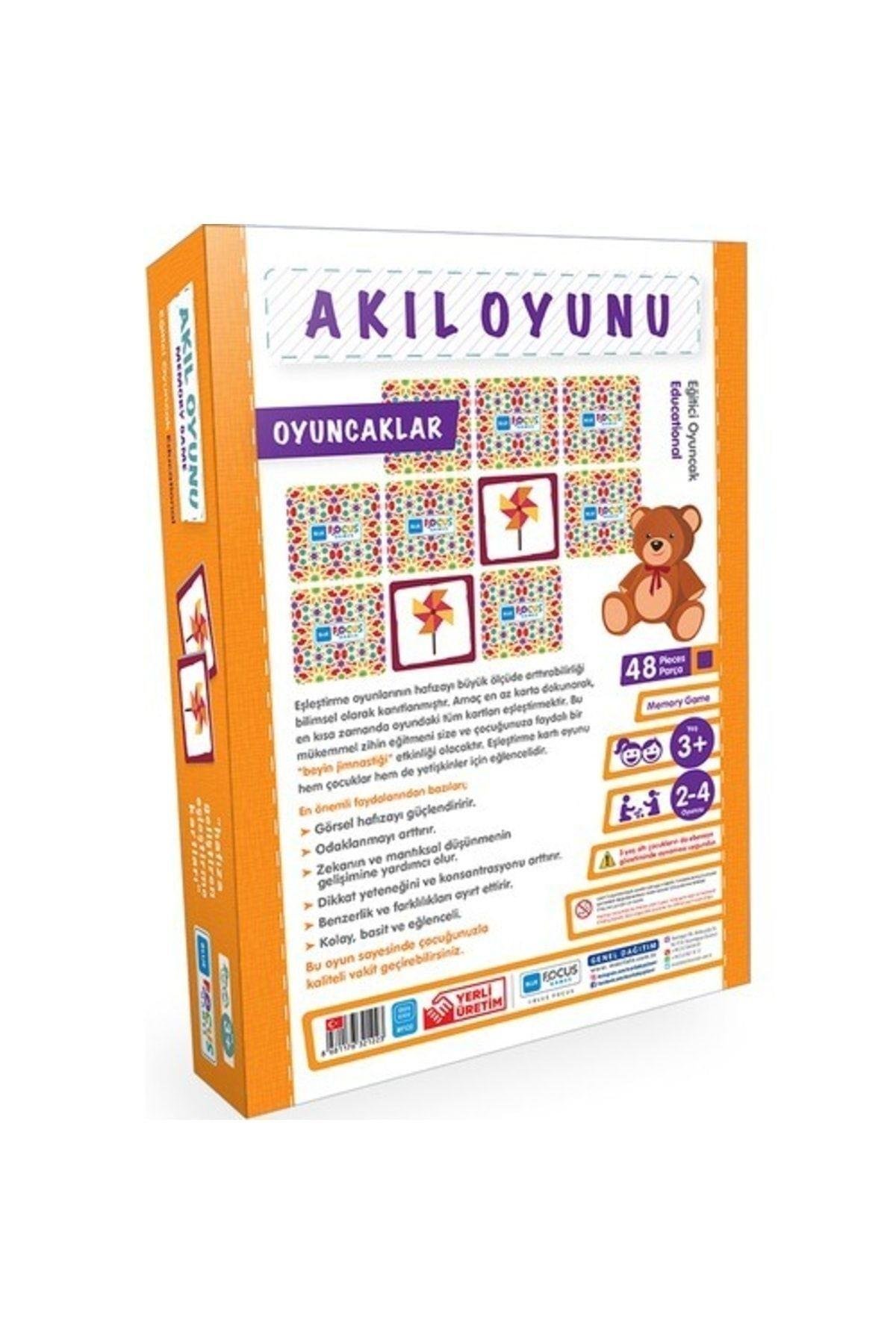 HAFIZA OYUN-AKIL OYUNLARI-OYUNCAKLAR-48 PARÇA-(BF122)