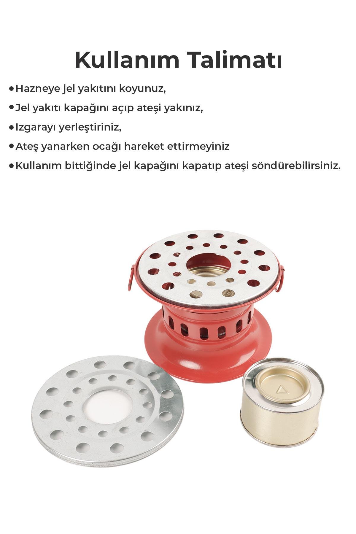 Iksa Reşo Yakıtlı Osmanlı Ocağı, Piknik Tüpü, Osmanlı Ocak Hediye, Hediye 2 Adet Reşo Yakıt