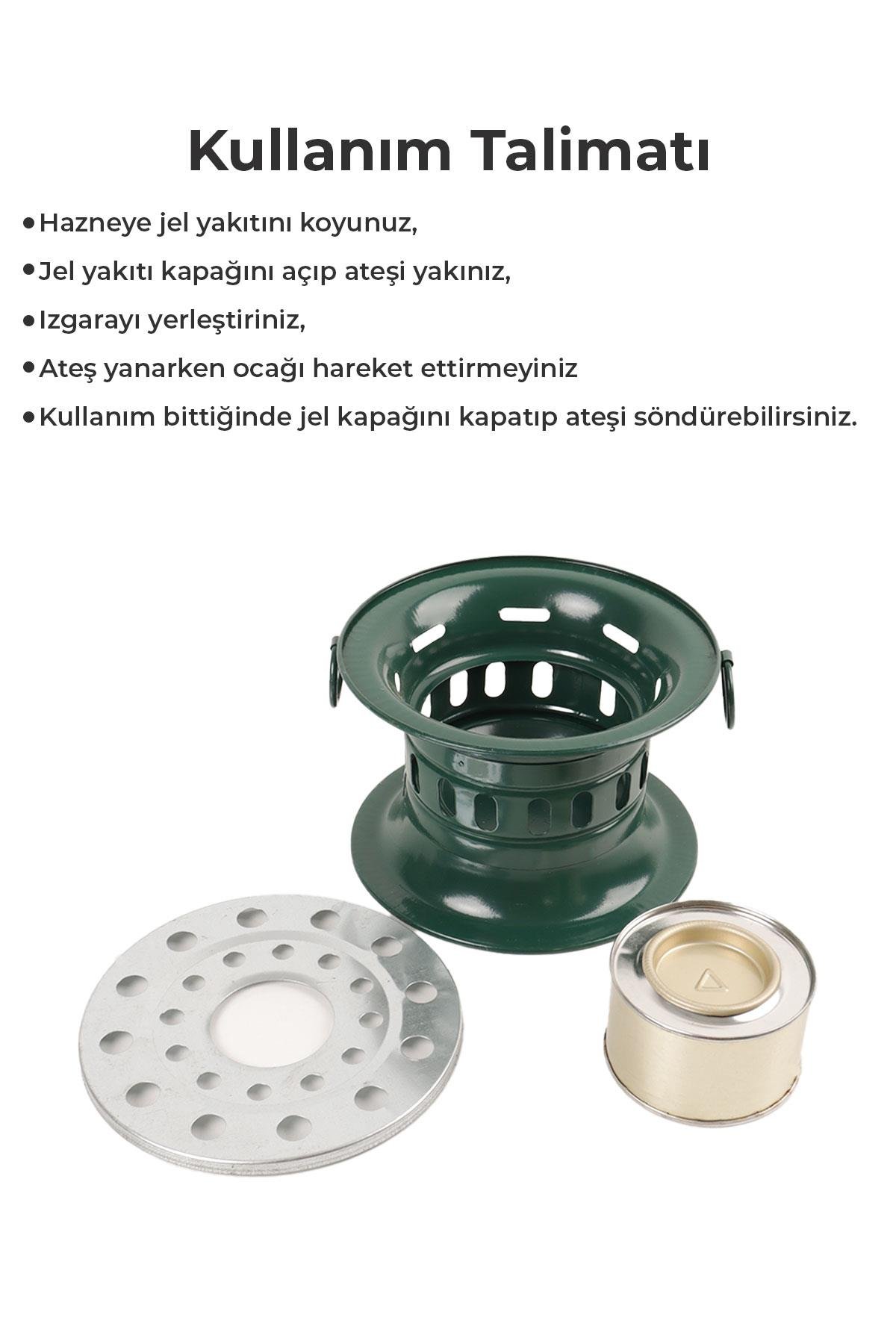 Iksa Reşo Yakıtlı Osmanlı Ocağı, Piknik Tüpü, Osmanlı Ocak Hediye, Hediye 2 Adet Reşo Yakıt
