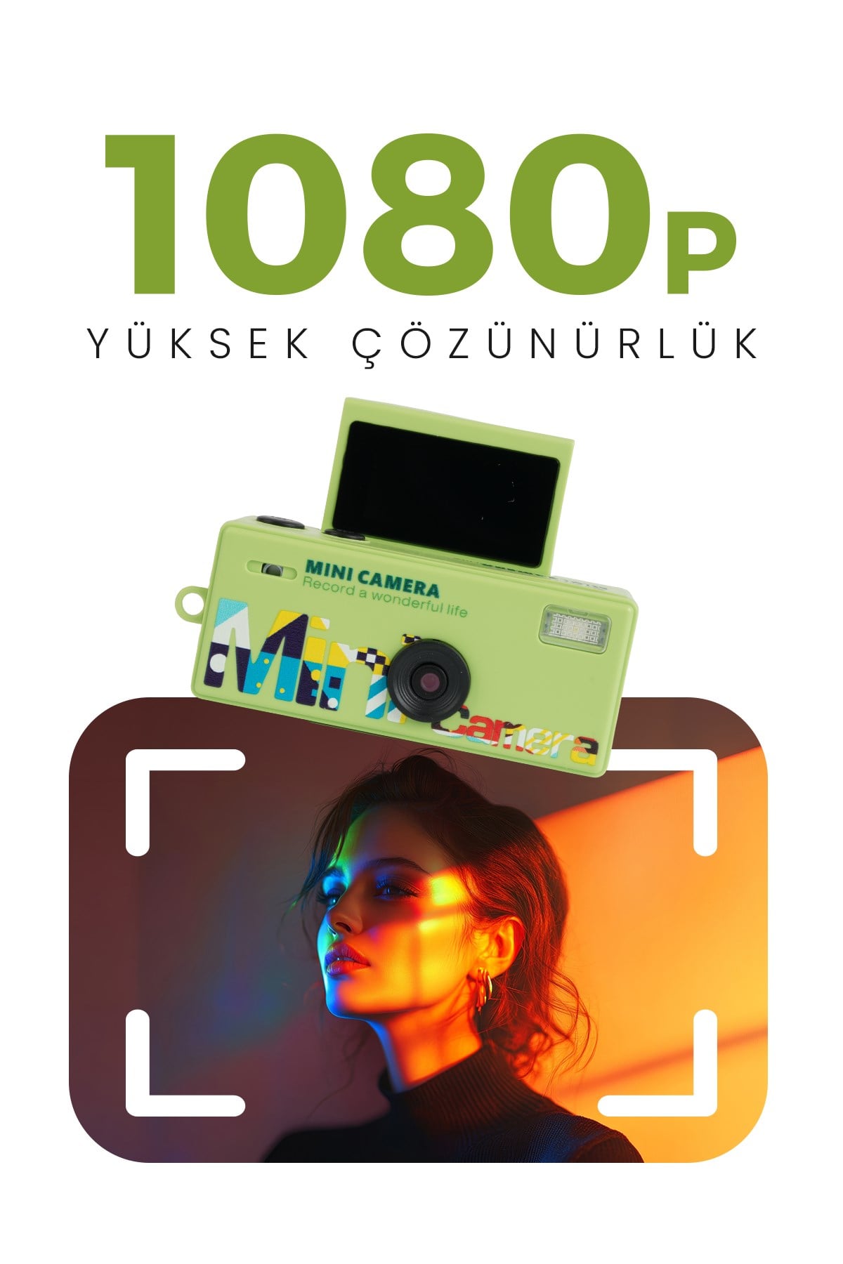Joyplus Camera Mini Dijital Kamera Retro Tasarım Taşınabilir Video ve Fotoğraf Kamerası LK-030 
