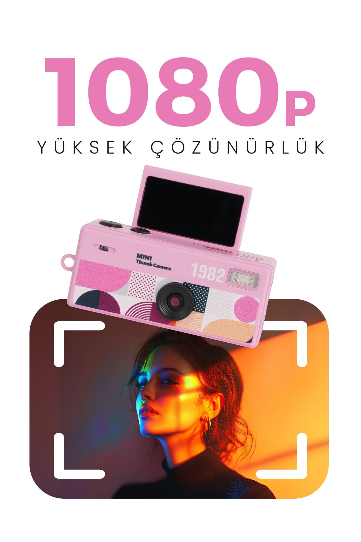 Joyplus Camera Mini Dijital Kamera Retro Tasarım Taşınabilir Video ve Fotoğraf Kamerası LK-030 