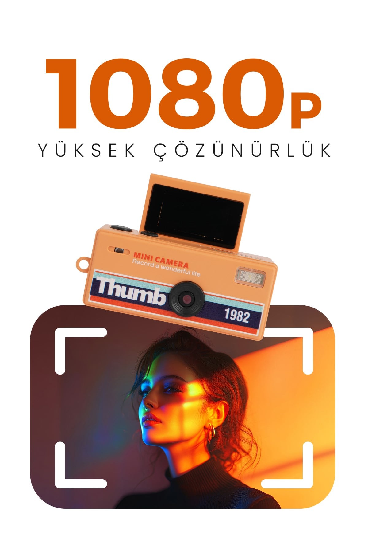 Joyplus Camera Mini Dijital Kamera Retro Tasarım Taşınabilir Video ve Fotoğraf Kamerası LK-030 