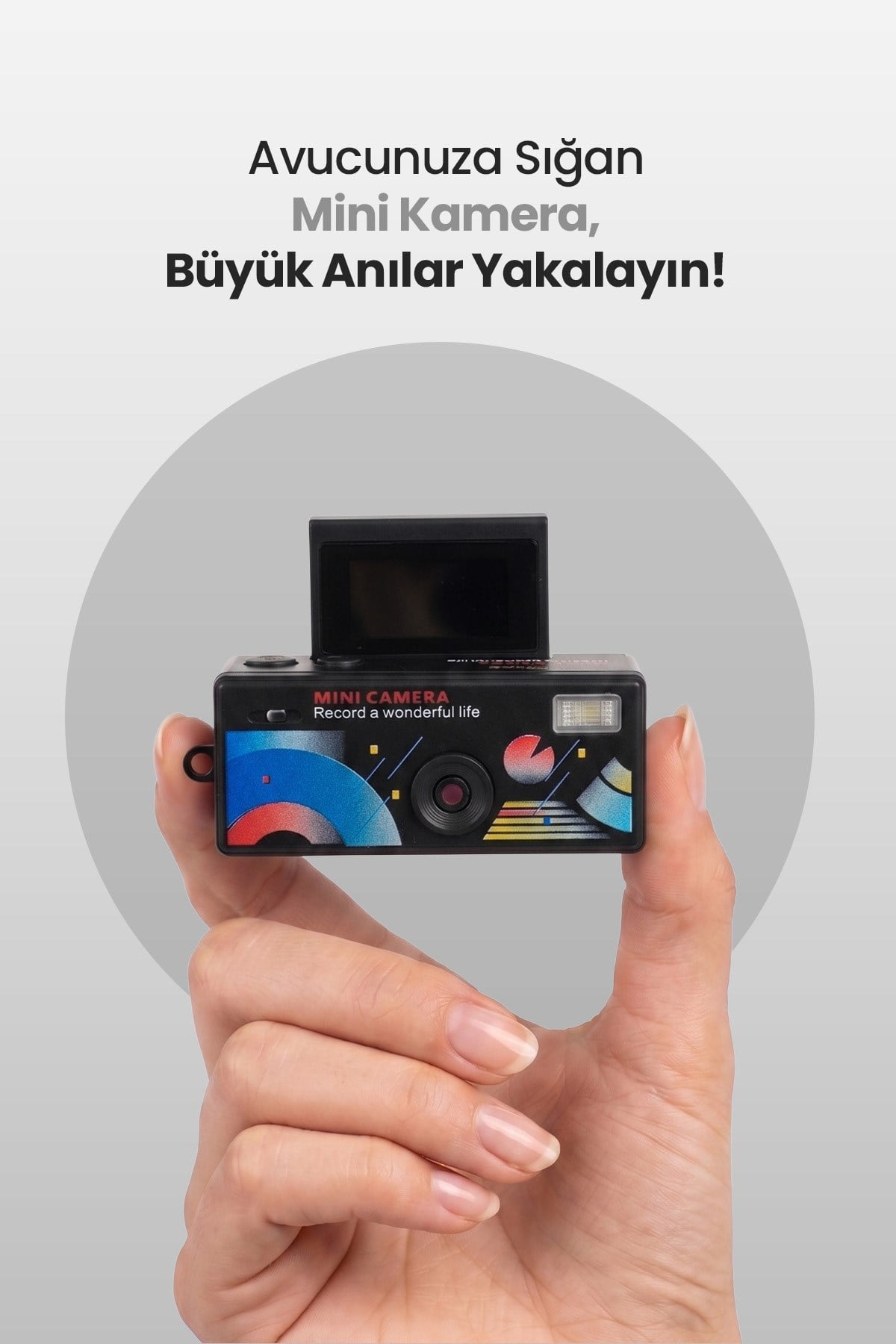 Joyplus Camera Mini Dijital Kamera Retro Tasarım Taşınabilir Video ve Fotoğraf Kamerası LK-030 