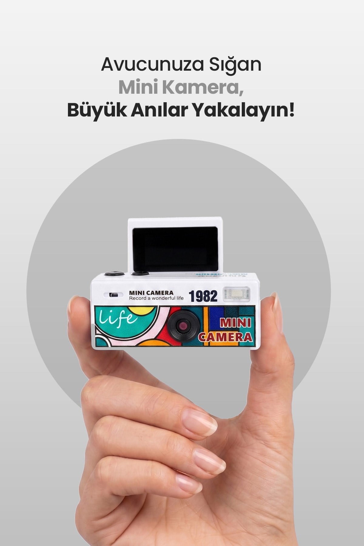 Joyplus Camera Mini Dijital Kamera Retro Tasarım Taşınabilir Video ve Fotoğraf Kamerası LK-030 