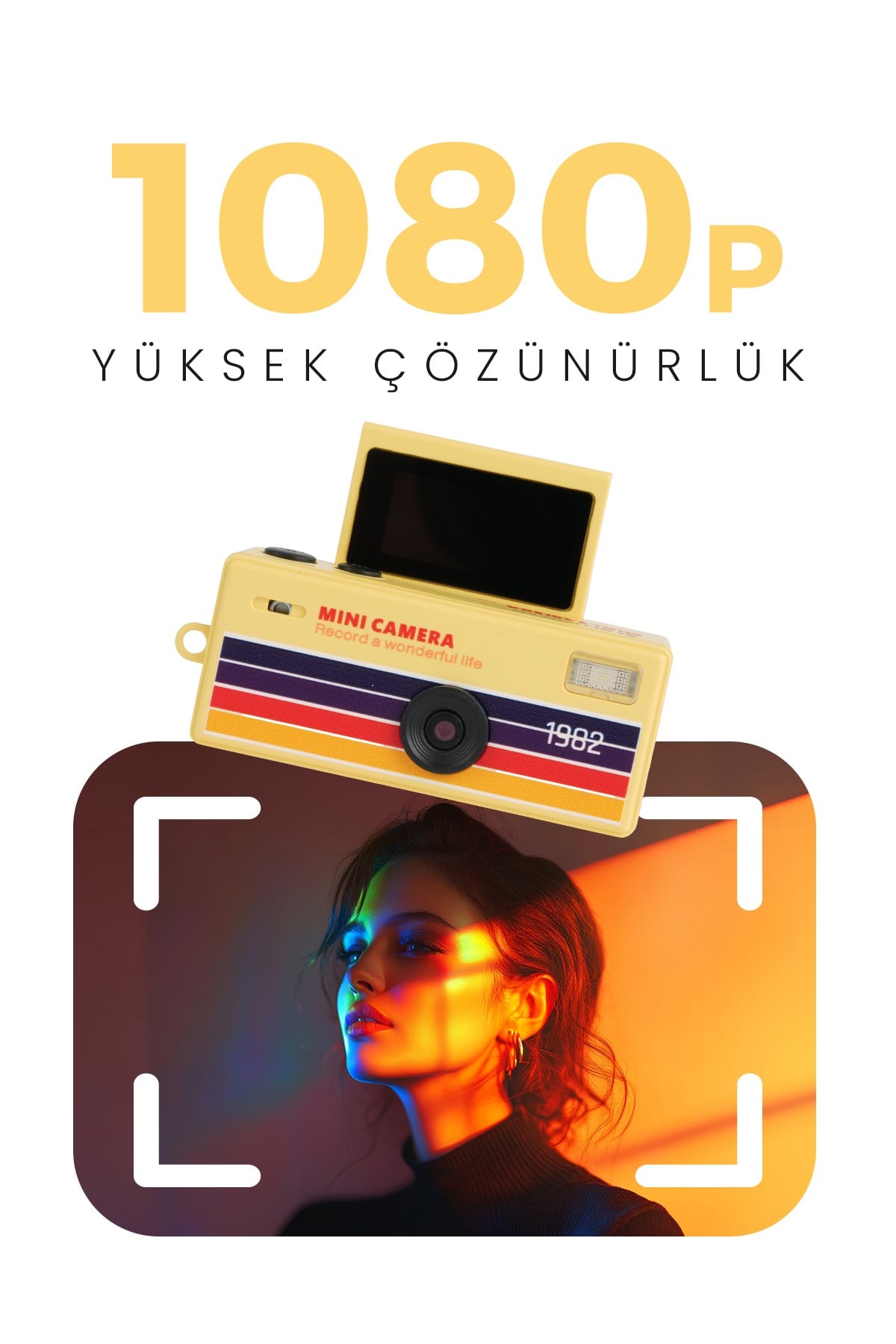 Joyplus Camera Mini Dijital Kamera Retro Tasarım Taşınabilir Video ve Fotoğraf Kamerası LK-030 
