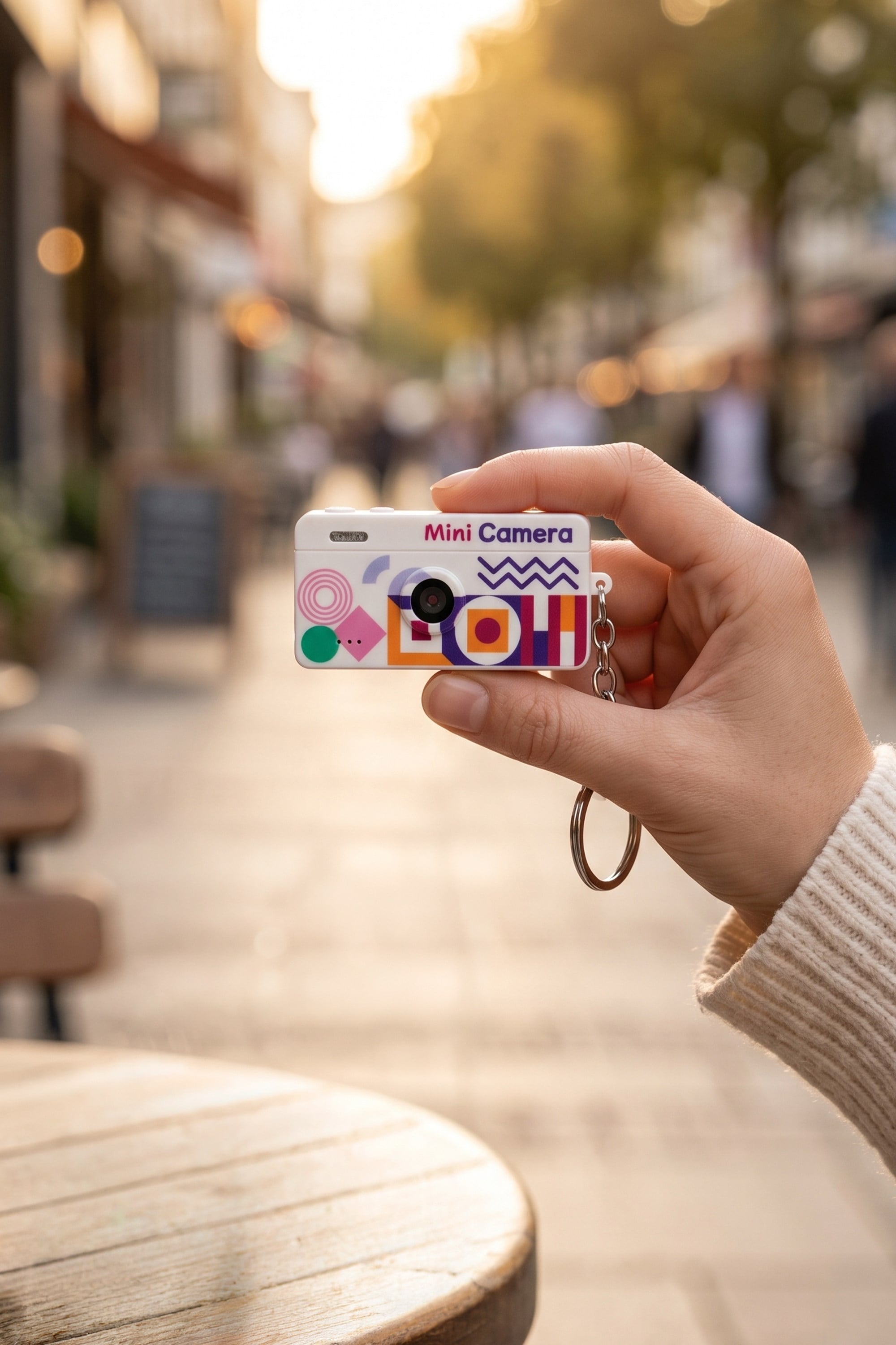 Joyplus Mini Anahtarlık Dijital Fotoğraf Makinesi Retro Filtreli Mini Video Kamera M9