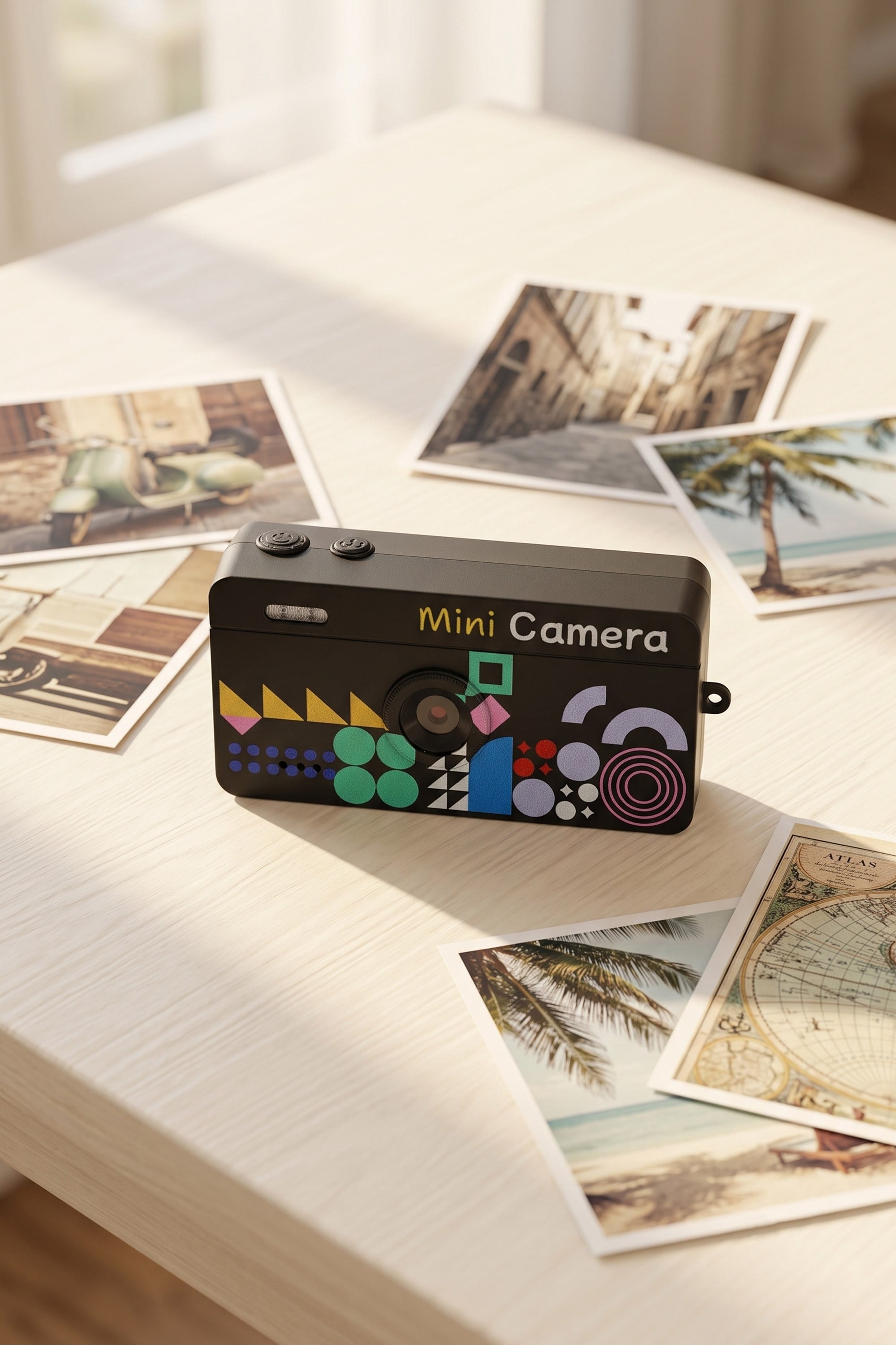Joyplus Mini Anahtarlık Dijital Fotoğraf Makinesi Retro Filtreli Mini Video Kamera M9