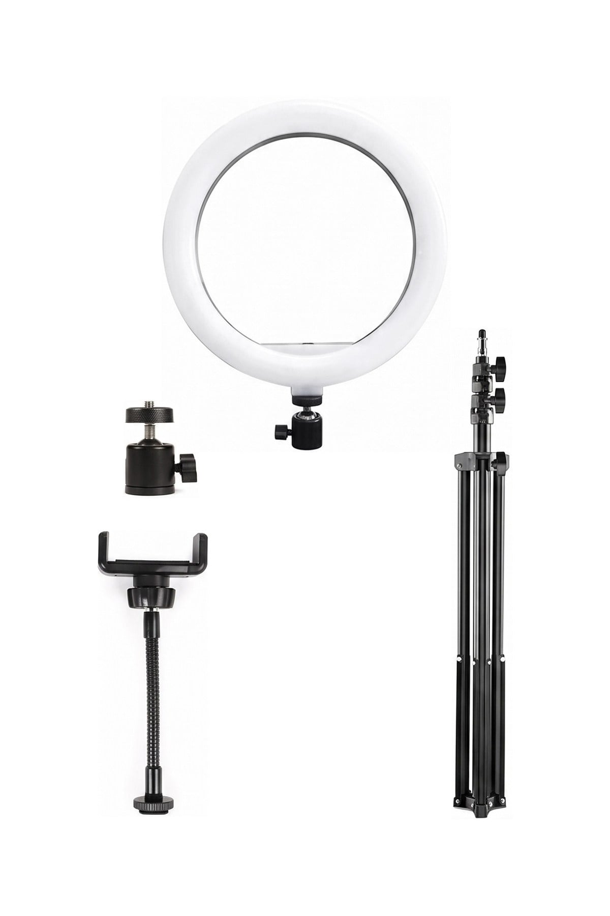 Joyplus Selfie Çubuğu Ring Light Led Işıklı Tripod Halka Youtuber Tiktok Video Makyaj Işığı Ayaklı