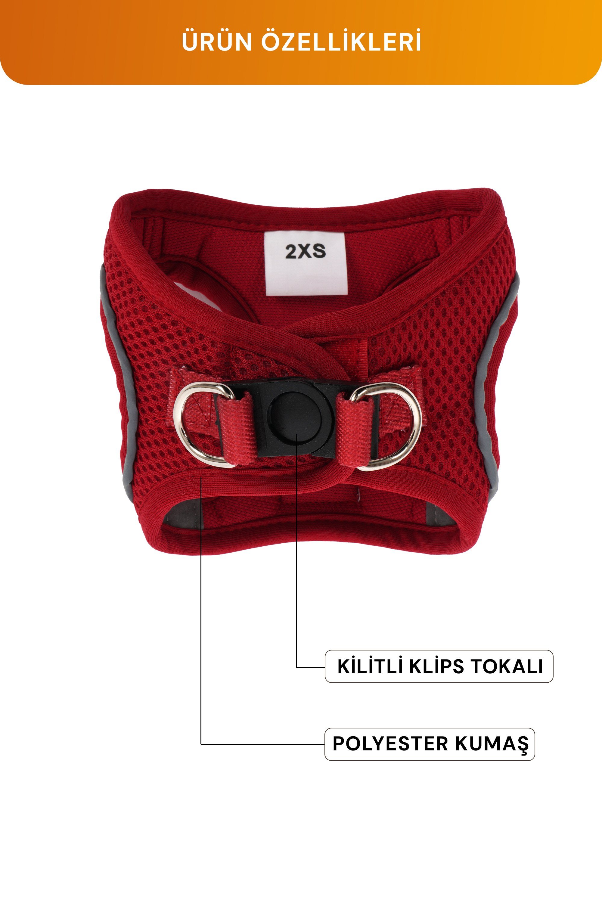 Kediler Ve Köpekler İçin Rahat, Dayanıklı Göğüs Tasması XXS