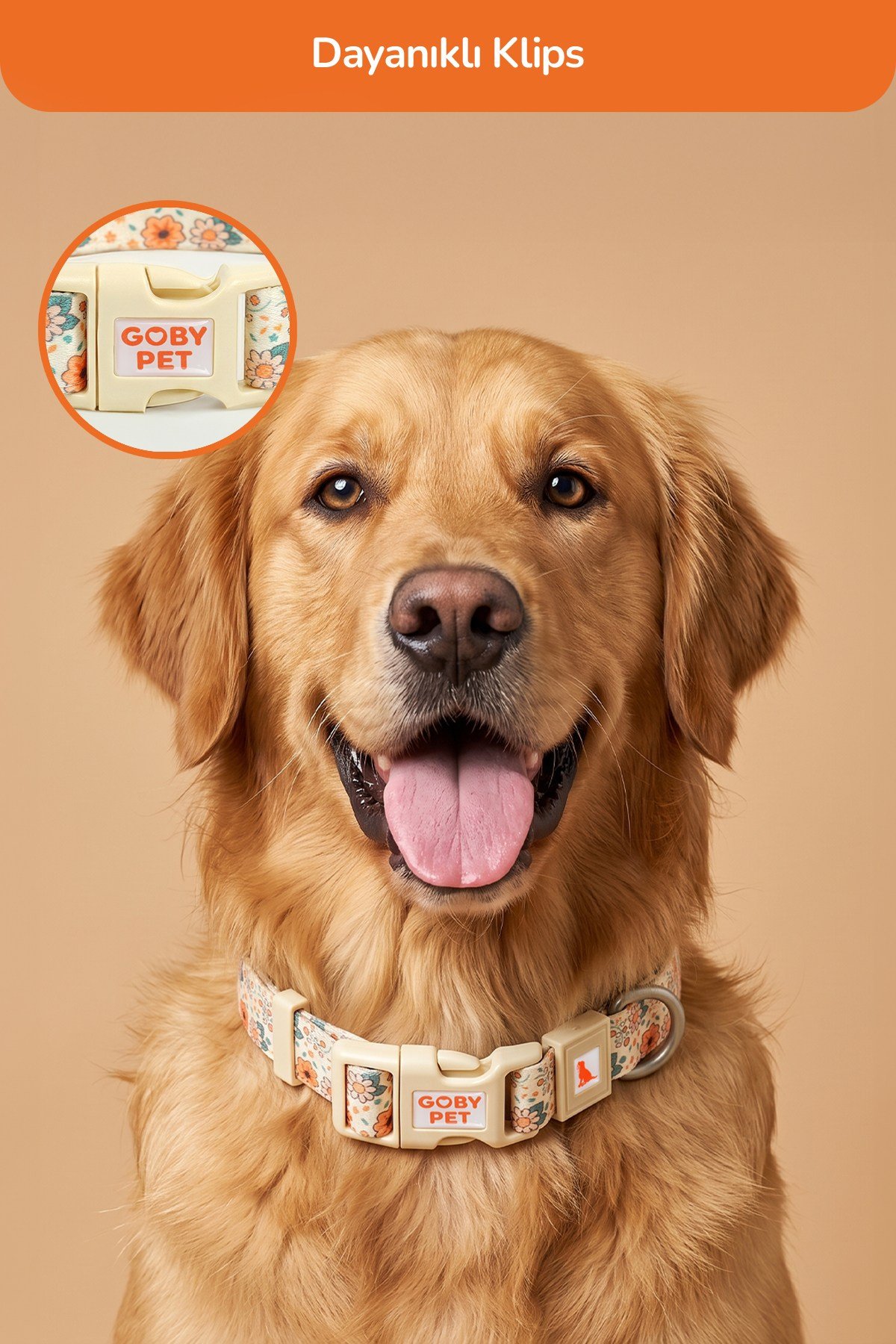 Köpekler İçin Dayanıklı Ve Güvenli, Desenli Boyun Tasması ( 25mm )
