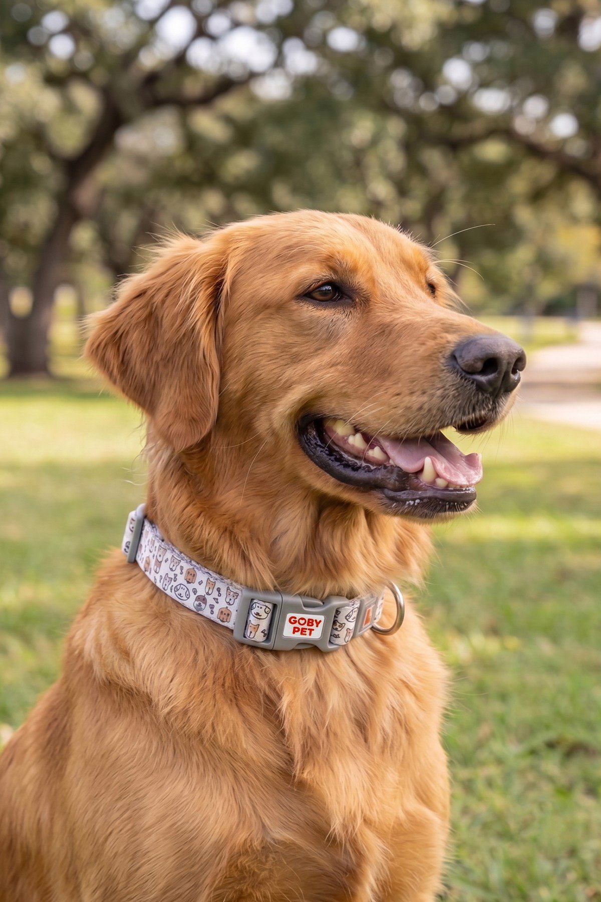 Köpekler İçin Dayanıklı Ve Güvenli, Desenli Boyun Tasması ( 25mm )