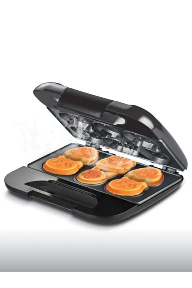 Ksm-2405K Elektrikli Waffle Makinesi Çocuk Portatif Mutfak Mini Waffle Izgara