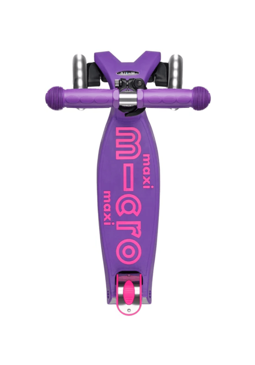 Maxi Micro Deluxe LED Foldable Purple Mor S