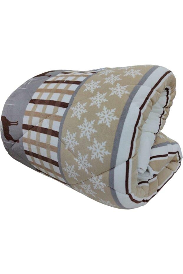 Merinos Comforter Tek Kişilik Yorgan Seti - Deer Bej