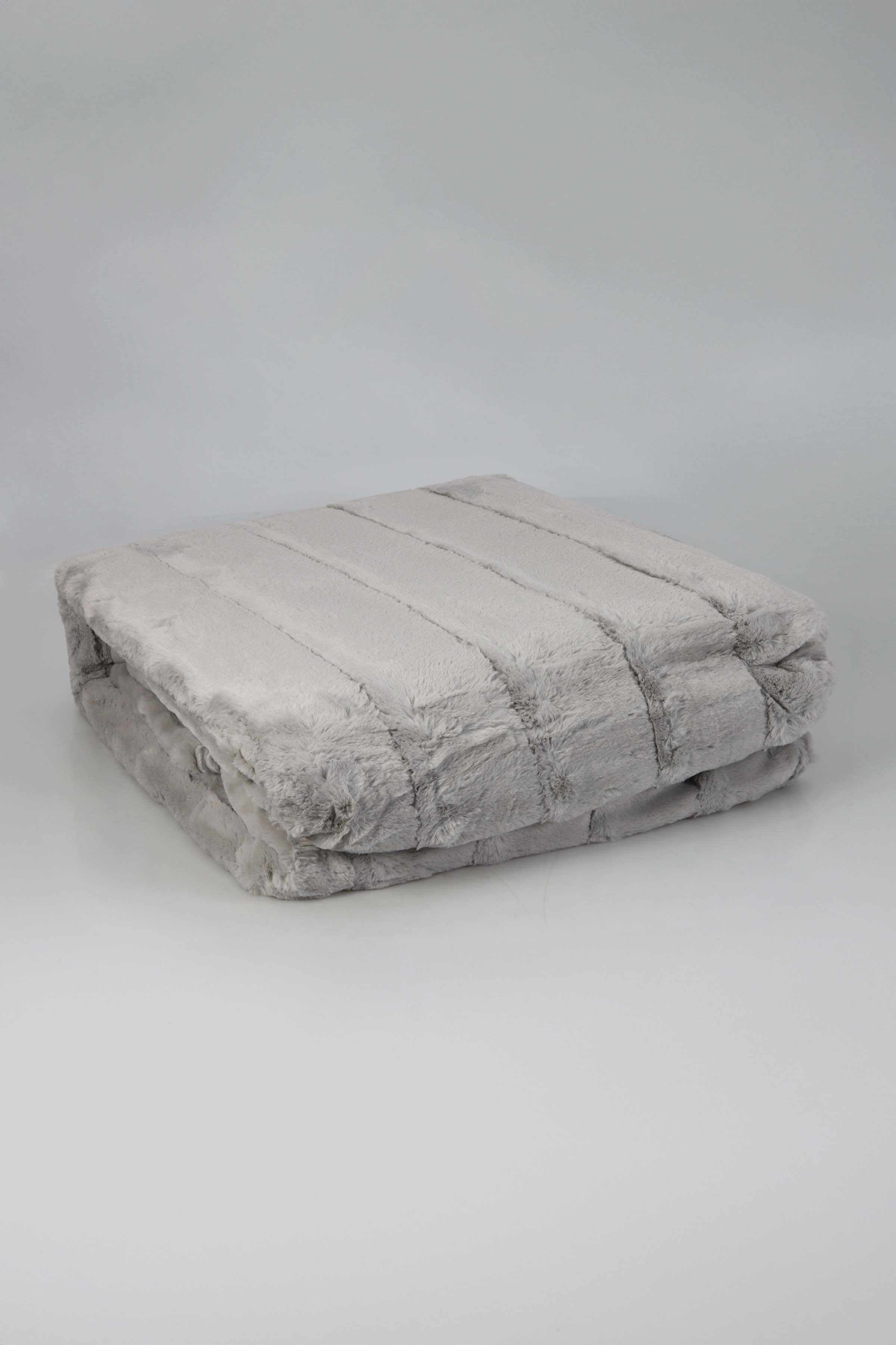 Merinos Luxe Yatak Örtüsü Gri 230x250