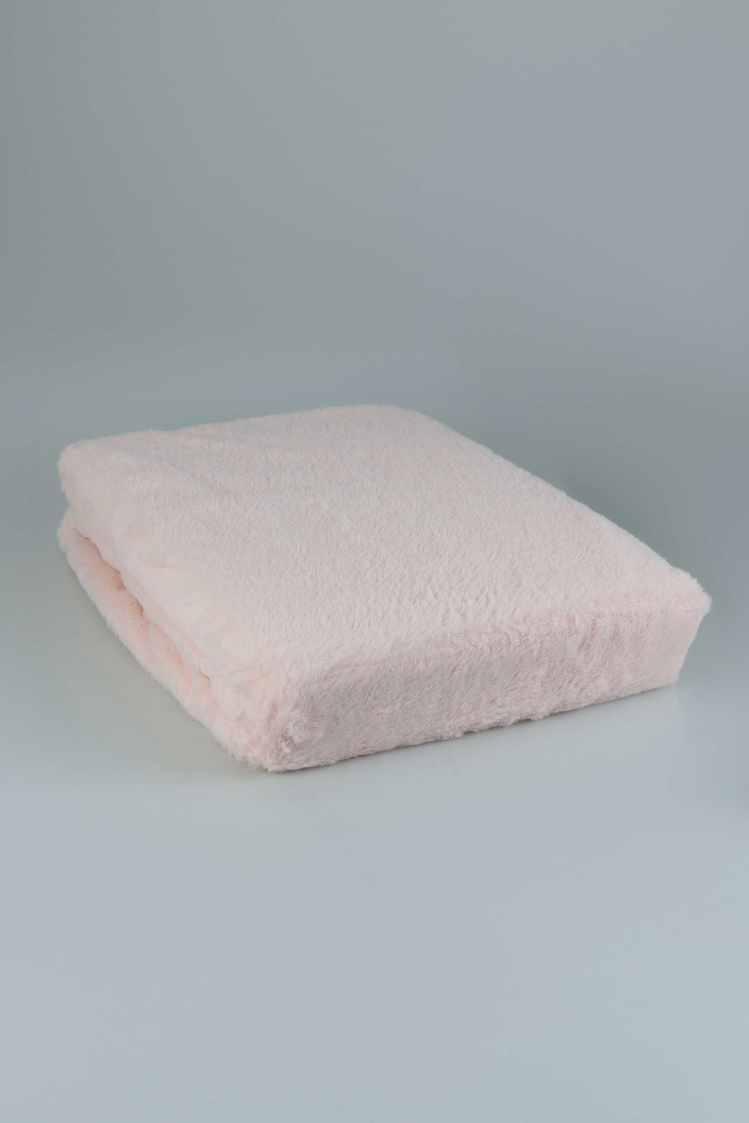 Merinos Luxe Yatak Örtüsü Pudra 150x200 cm
