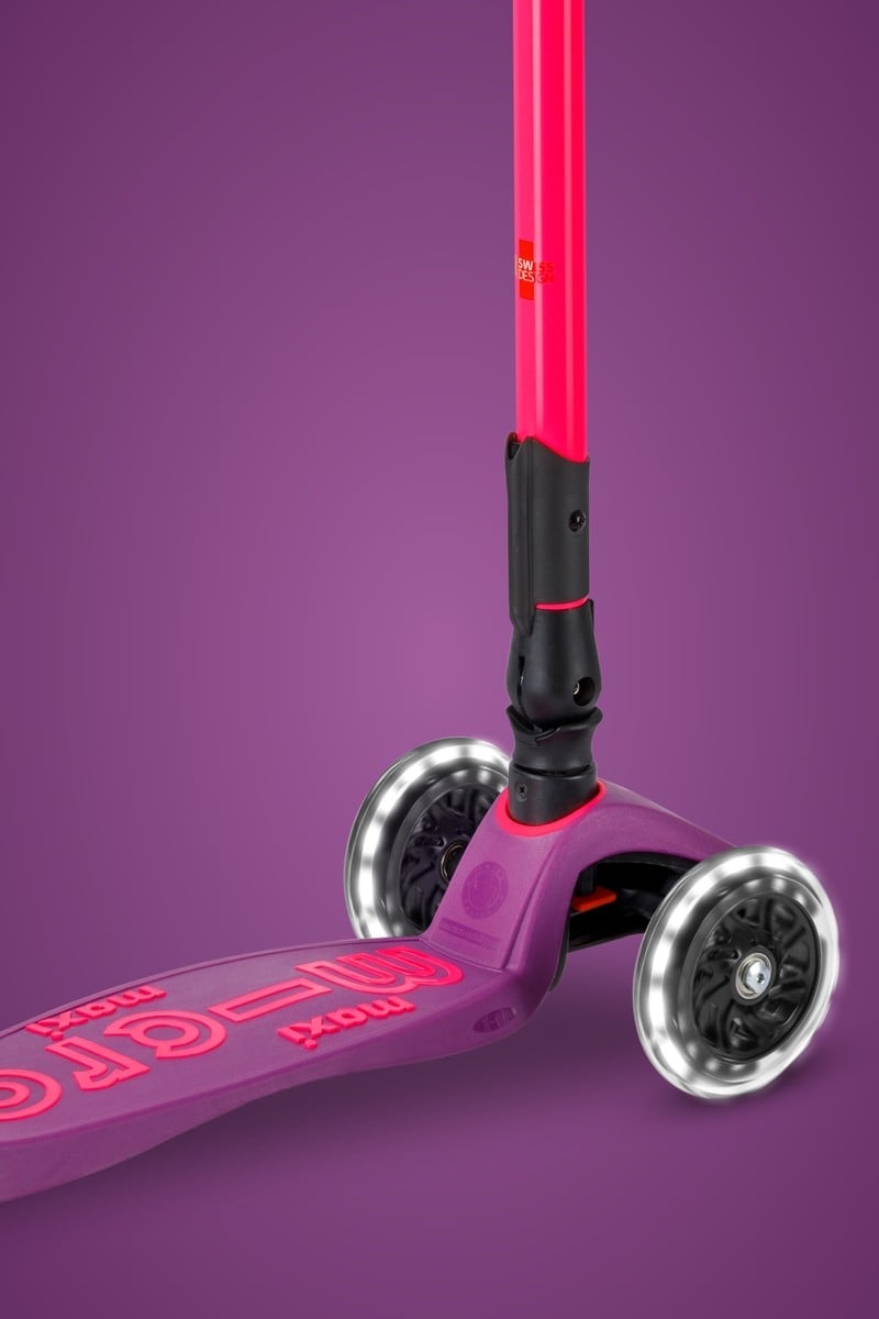 Micro Maxi Deluxe Foldable Neon LED Ultra Pink Pembe S