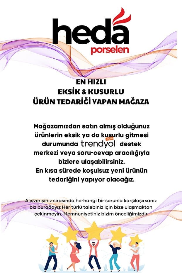 Miray 12 parça KFT Platin 6 Kişilik Fincan Takımı