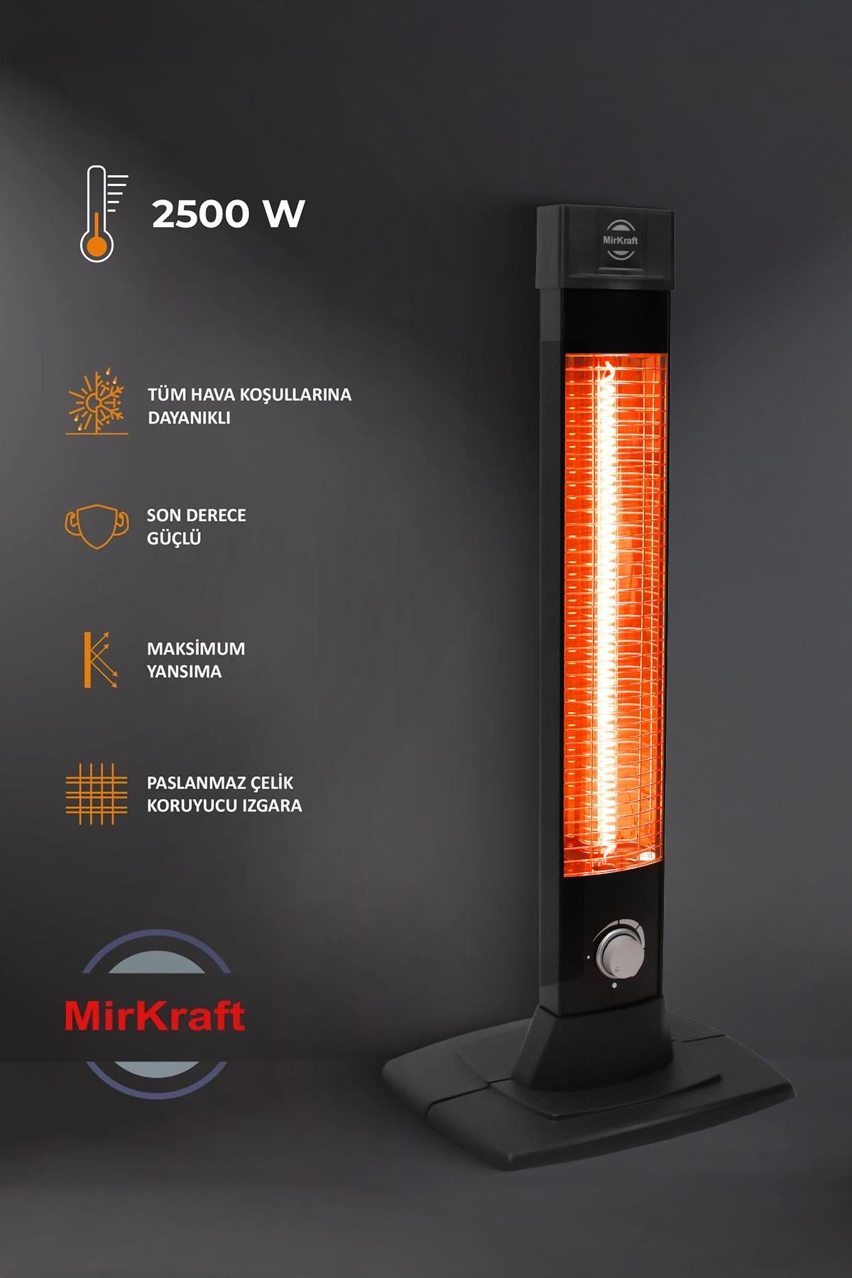 MR-ST3452 BL 2500W Dikey Elektrikli Isıtıcı