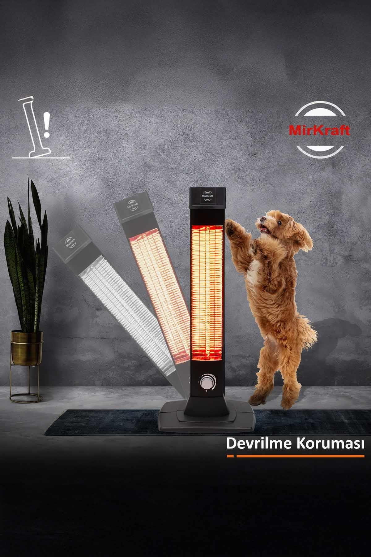 MR-ST3452 BL 2500W Dikey Elektrikli Isıtıcı