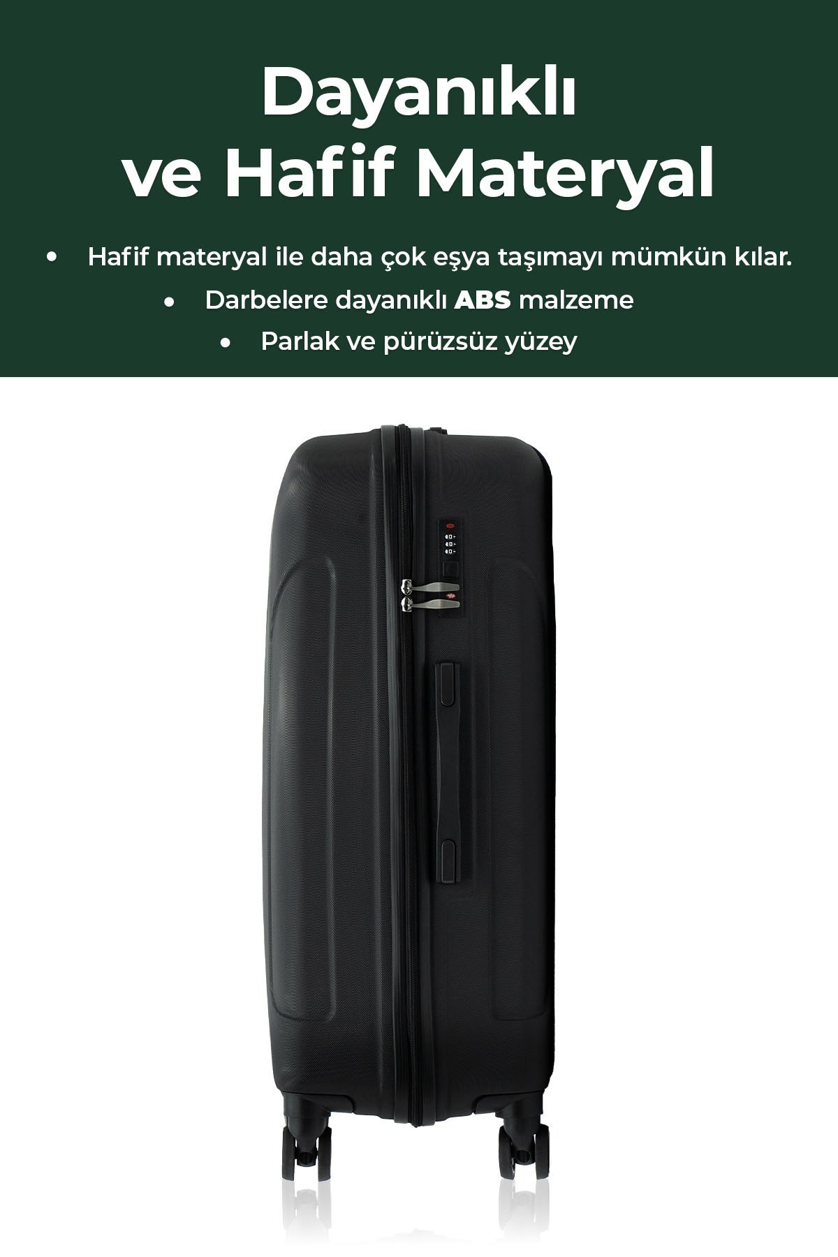 Petra Lüx Abs Büyük Boy Valiz 75 Cm
